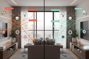 Zigbee ou Wi-Fi? Por que seus dispositivos Wi-Fi estão travando sua internet (e como o Zigbee salva)