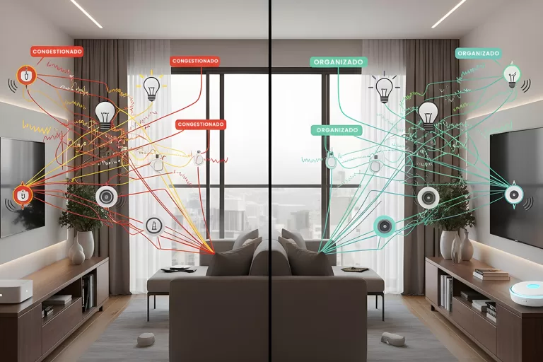 Zigbee ou Wi-Fi? Por que seus dispositivos Wi-Fi estão travando sua internet (e como o Zigbee salva)