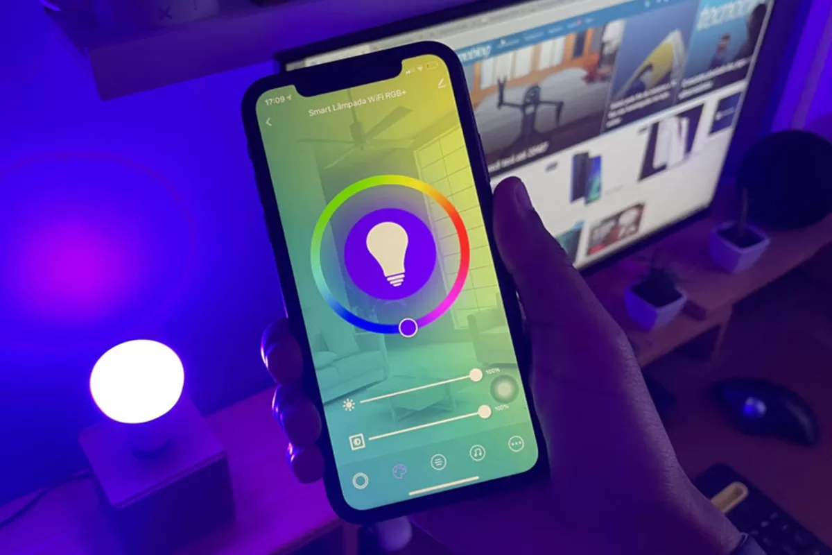 Como resolver problema com a lâmpada inteligente da Positivo
