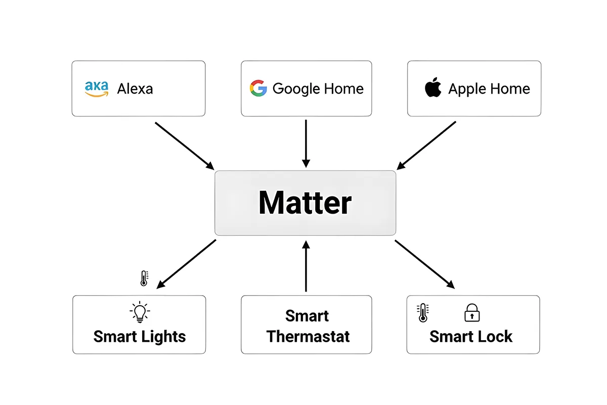 Como funciona o Ecossistema do Matter