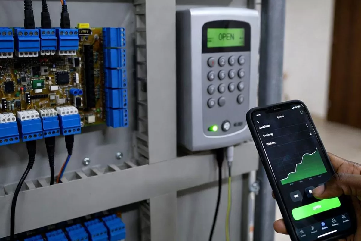 Automatizando portão eletrônico antigo