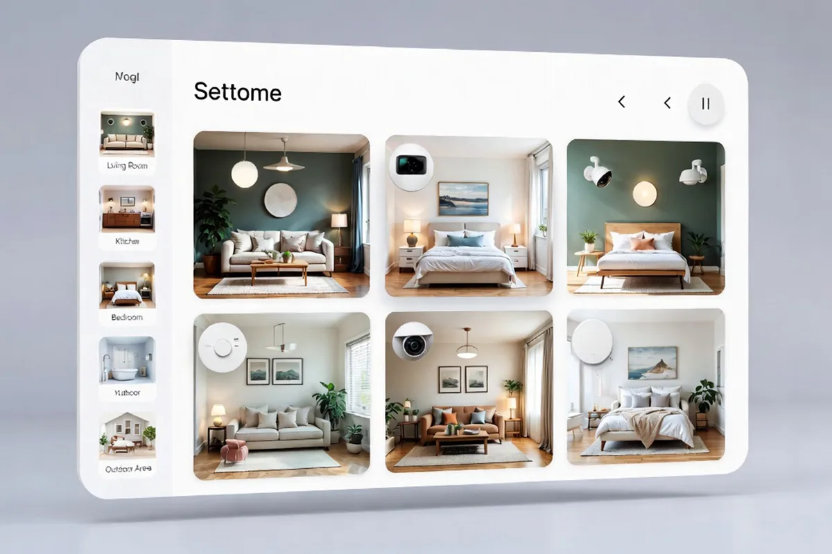 Organizar casa inteligente por cômodos com estrutura profissional