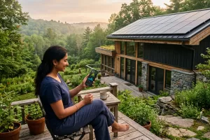 Casa inteligente com energia solar