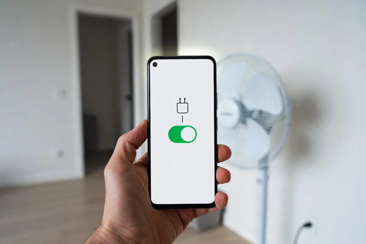 Controle ventilador com tomada smart