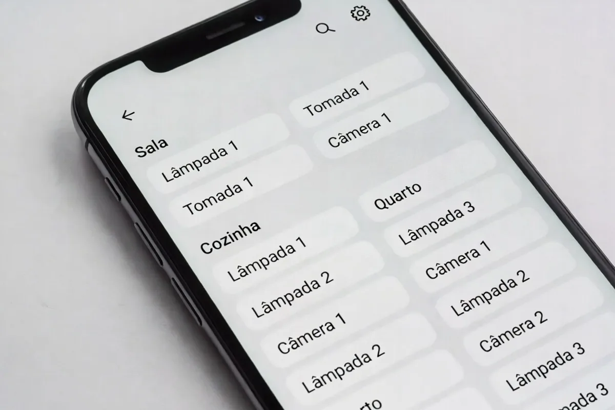 Organização de nomes dos dispositivos smart home na Alexa