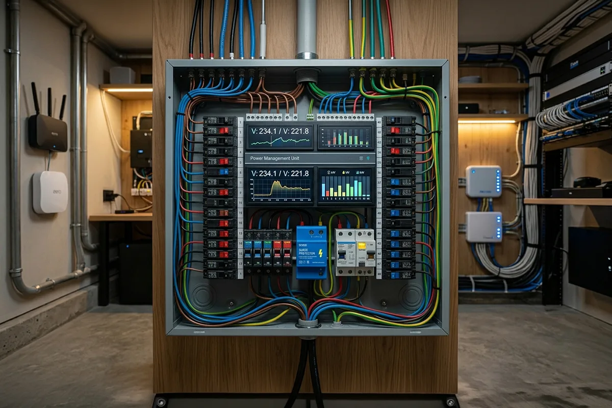Verifique a qualidade da energia da sua casa inteligente