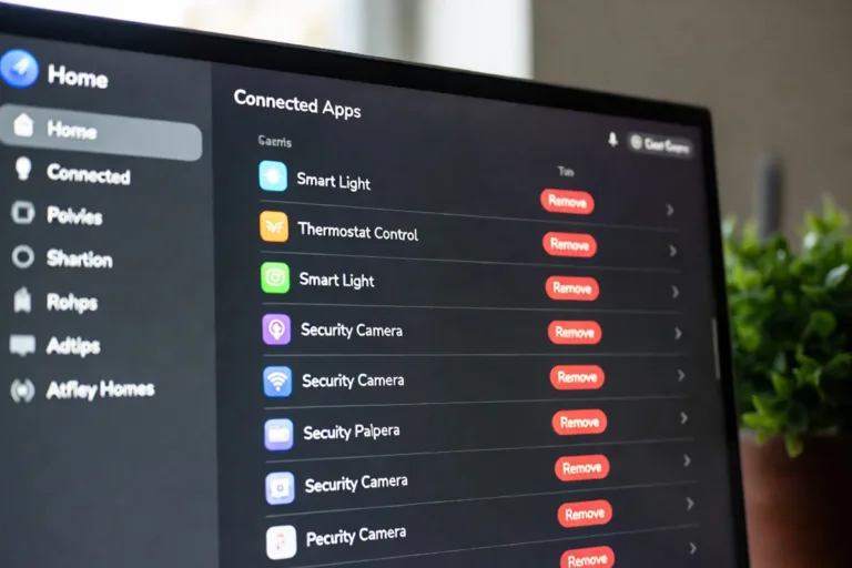 Como revogar acesso de apps antigos conectados à sua casa inteligente